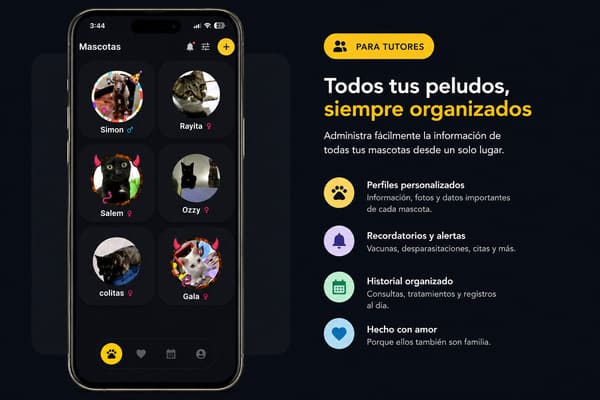 App para tutores PetStory